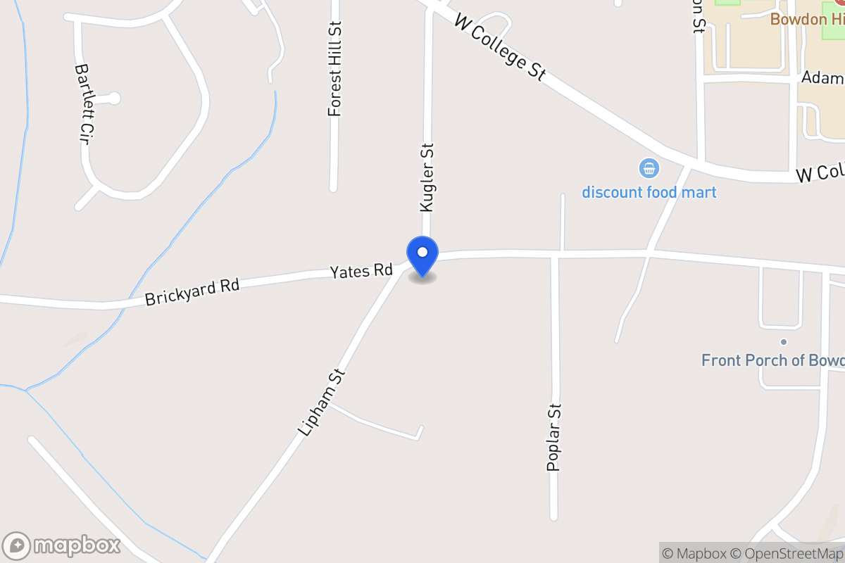 Map of 641 Mitchell Ave