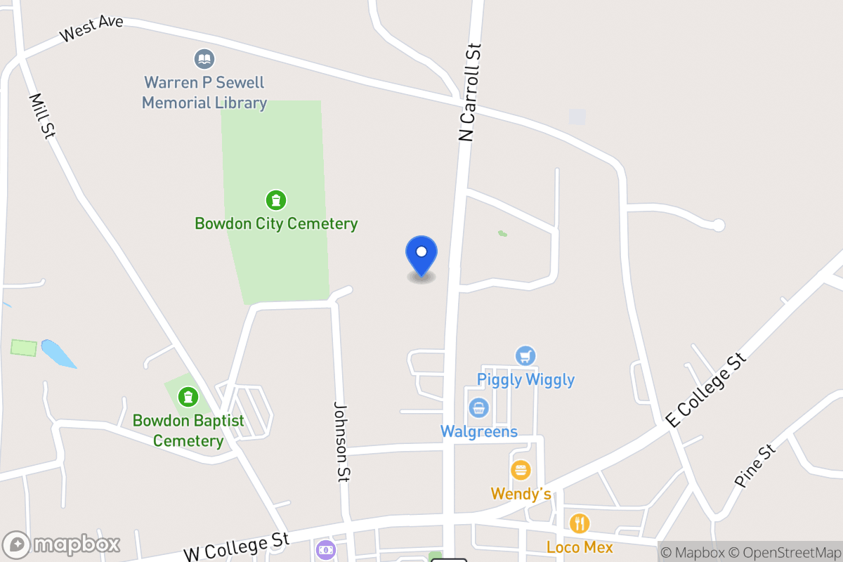 Map of 145 N Carroll St