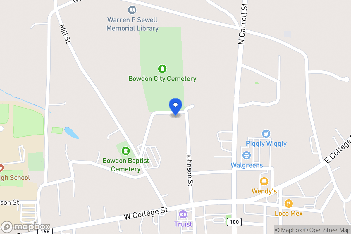 Map of Johnson St