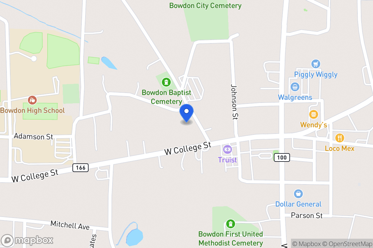 Map of Mill St