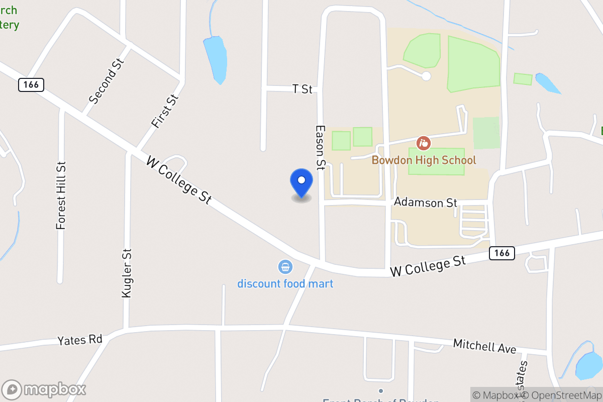 Map of 201 Eason St