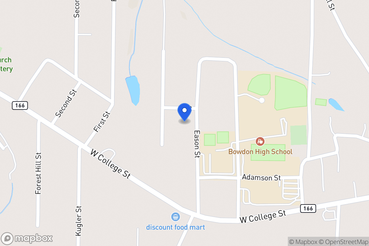 Map of 225 Eason St