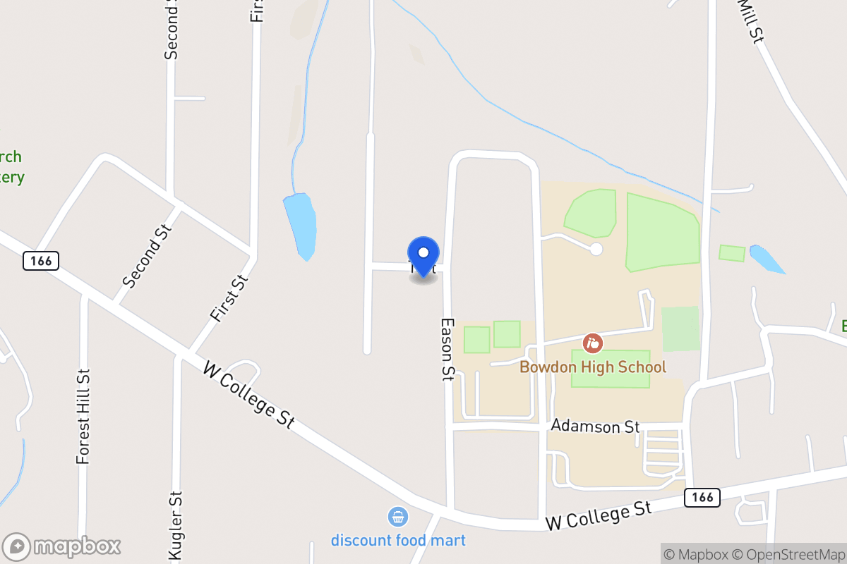 Map of 231 Eason St
