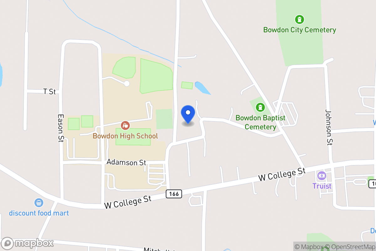 Map of 402 Ellenwood Dr