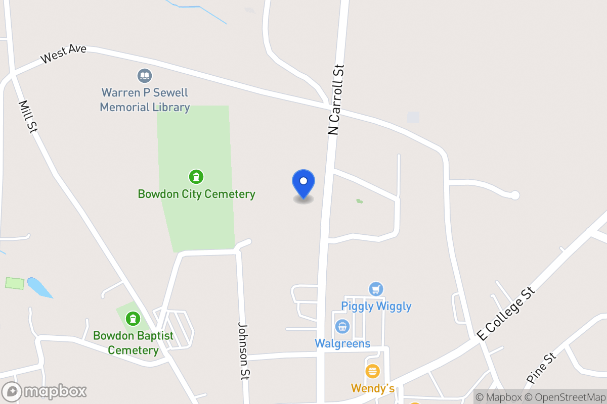 Map of 155 N Carroll St