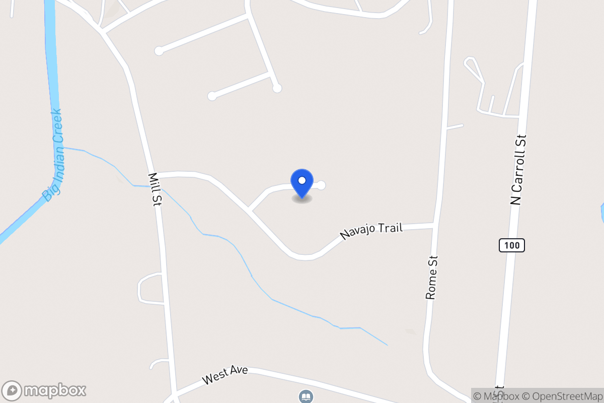 Map of 135 Indian Run