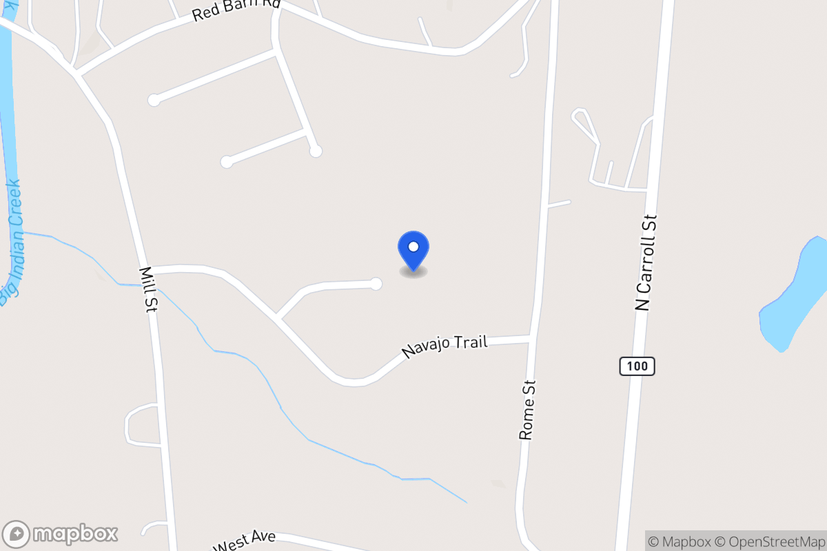 Map of 156 Indian Run