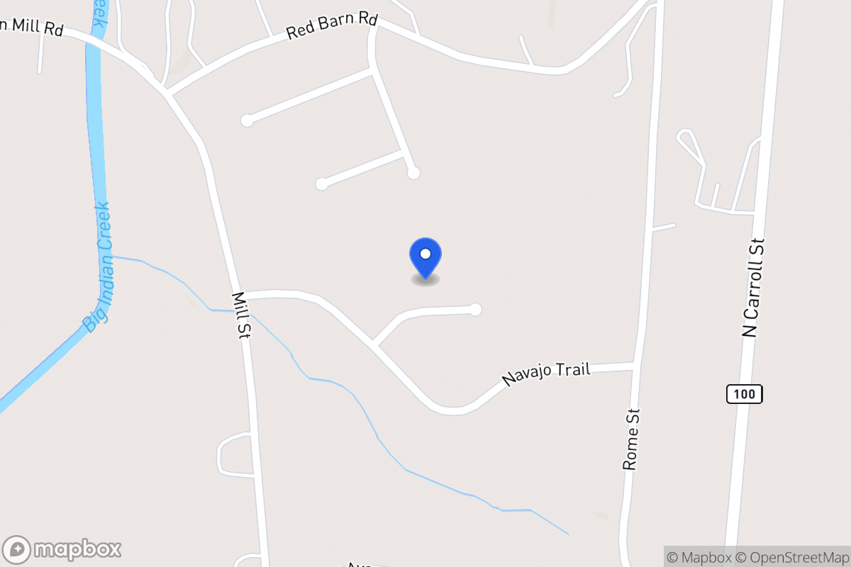 Map of 126 Indian Run