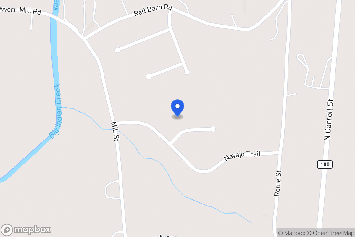 Map of 114 Indian Run