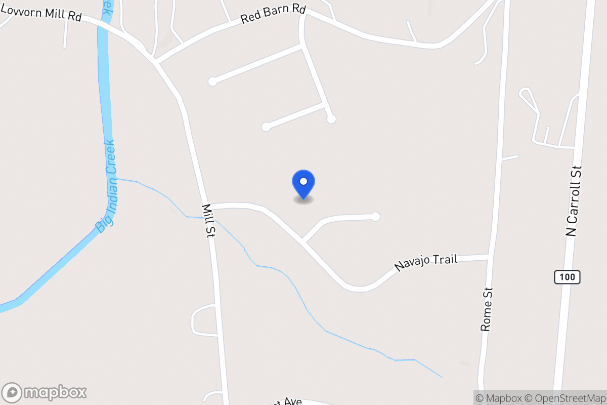 Map of Indian Run