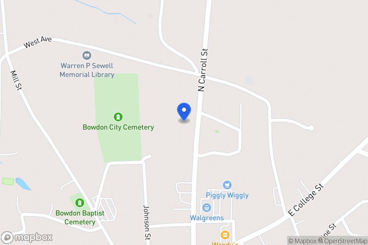 Map of 161 N Carroll St