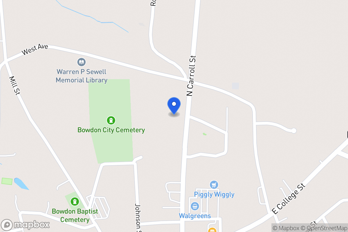 Map of 165 N Carroll St