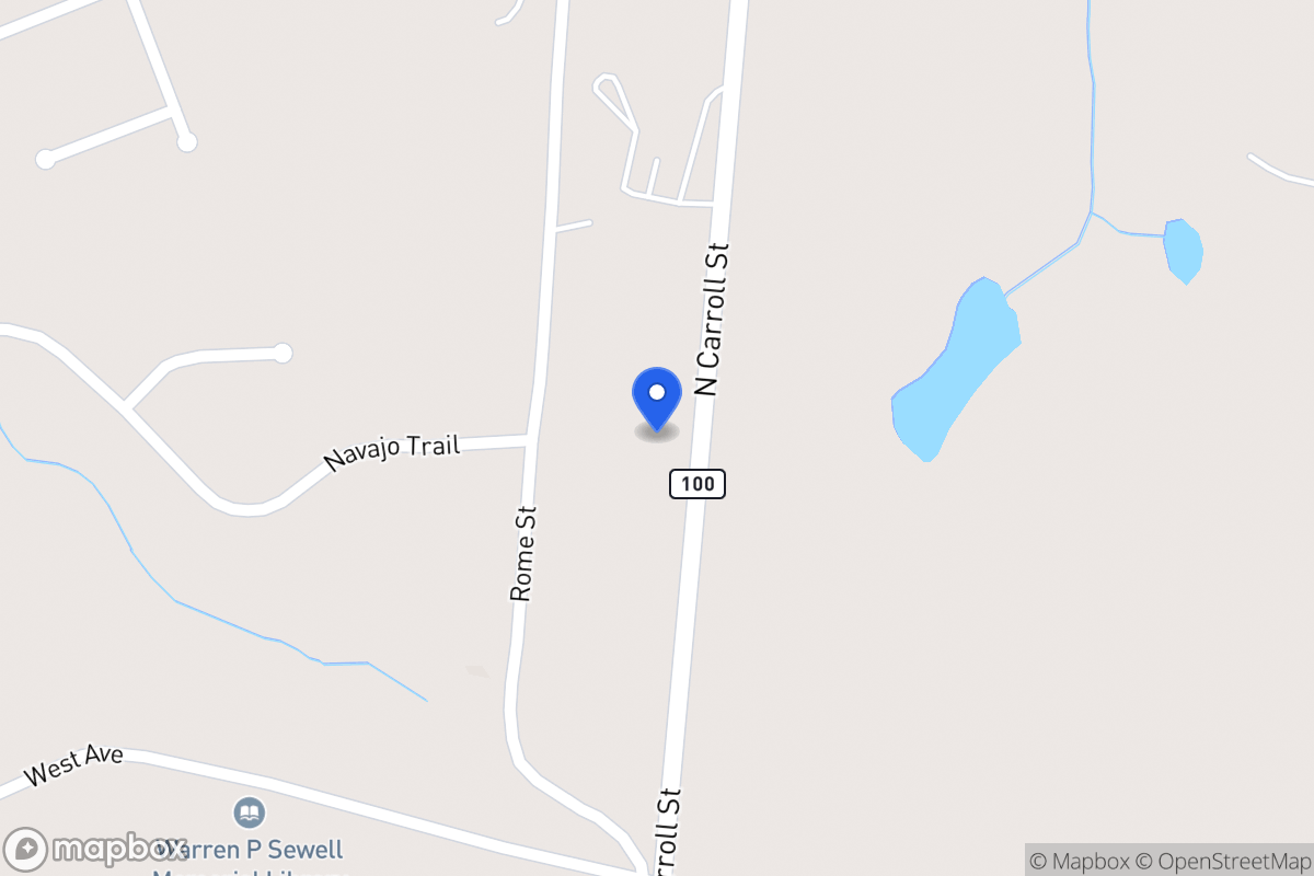 Map of 245 N Carroll St