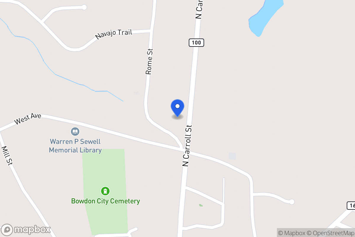 Map of 213 N Carroll St