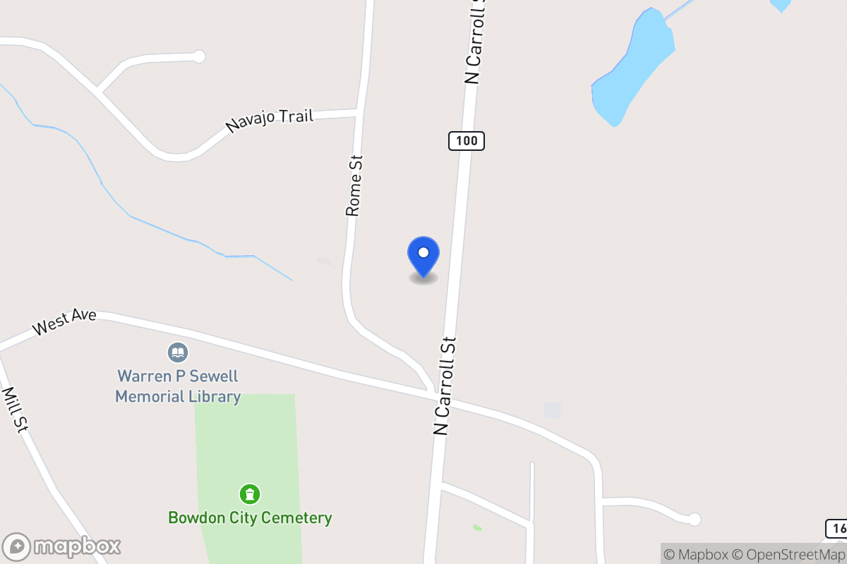 Map of 222 N Carroll St