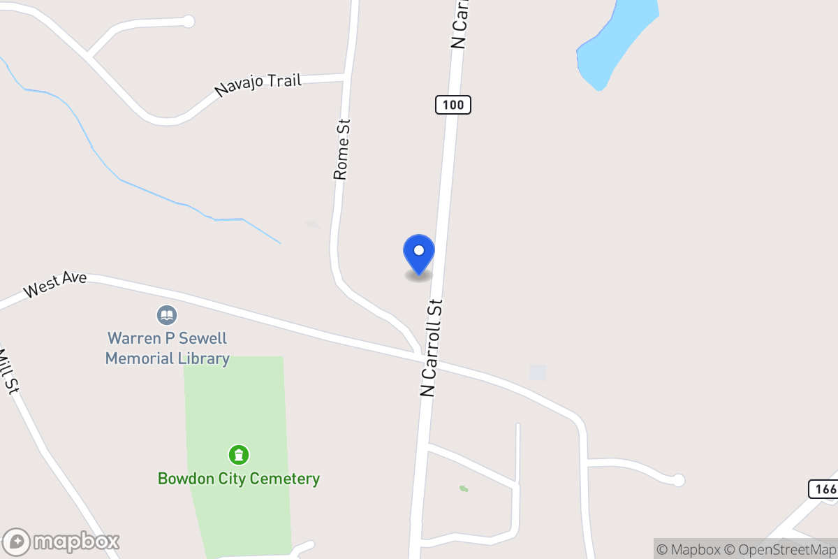 Map of 217 N Carroll St