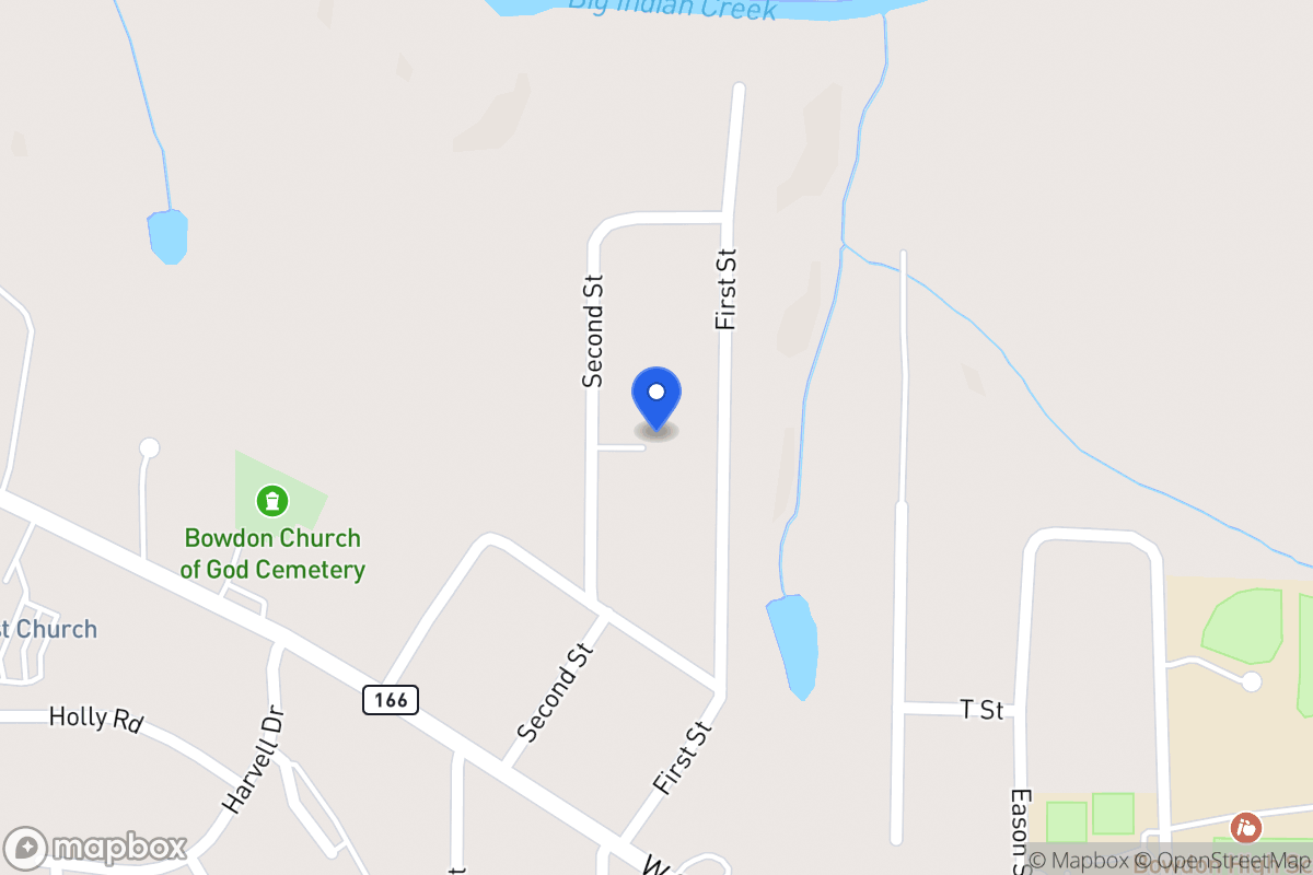 Map of 218 Second St