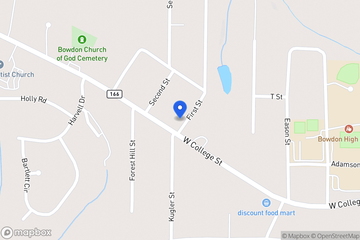 Map of 802 W College St