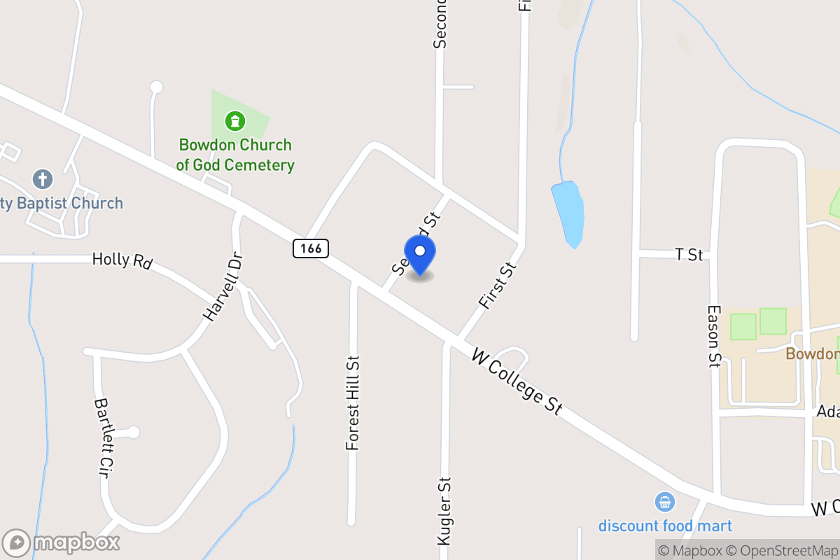 Map of 108 Second St
