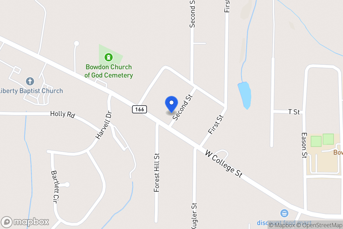 Map of 900 W College St