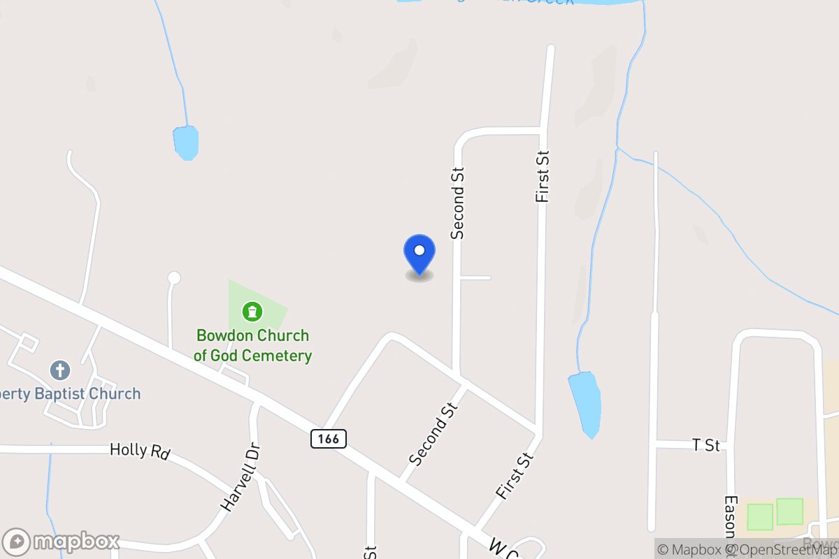 Map of 217 Second St