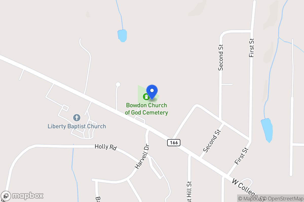 Map of 1026 W 166 Hwy