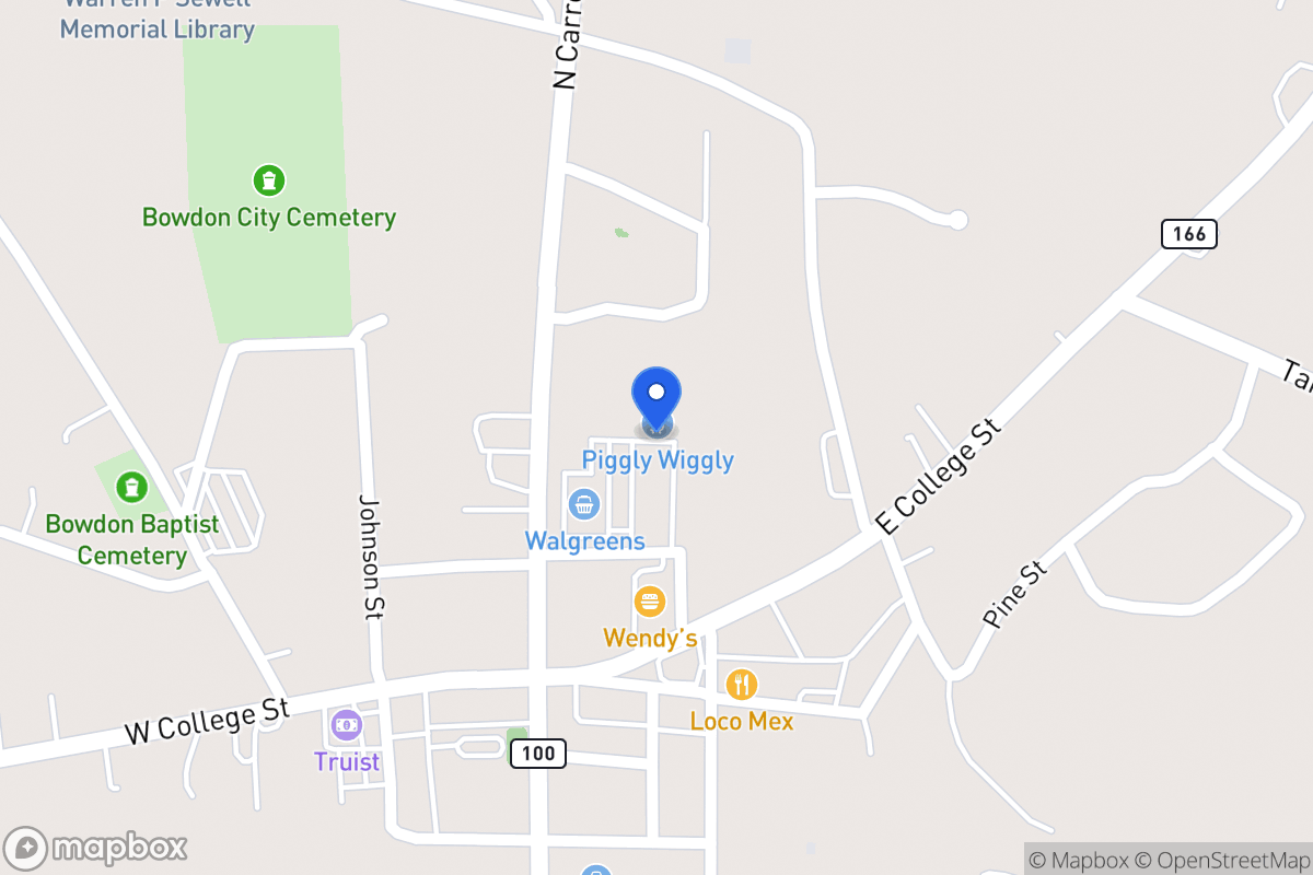 Map of Lovvorn Ave