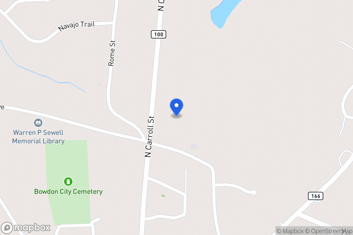 Map of 208 N Carroll St