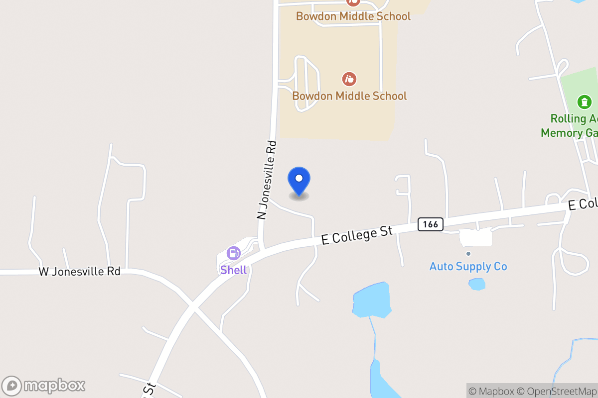 Map of 1210 E 166 Hwy