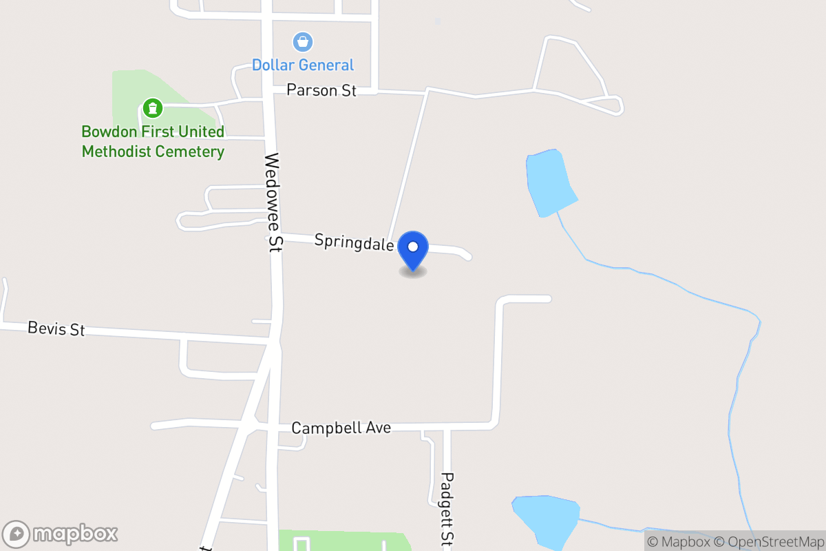 Map of Springdale Ave
