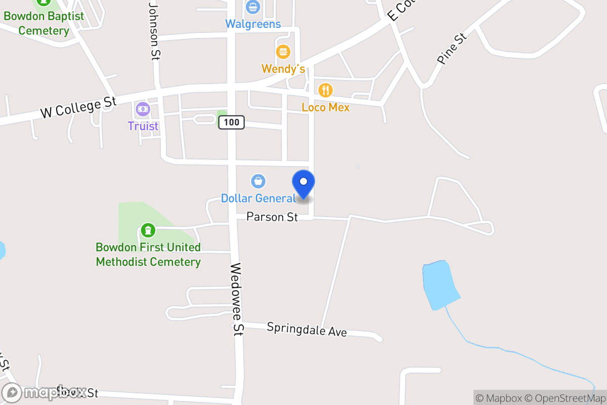 Map of 117 Parson Ave