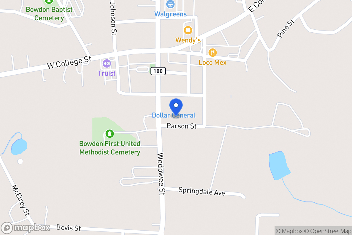 Map of 107 Parson St
