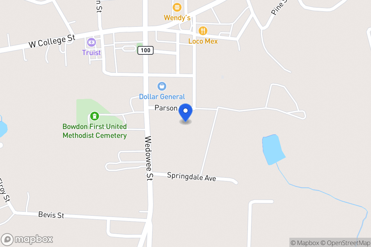 Map of 114 Parson St