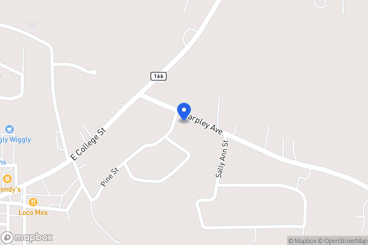 Map of 206 Tarpley St