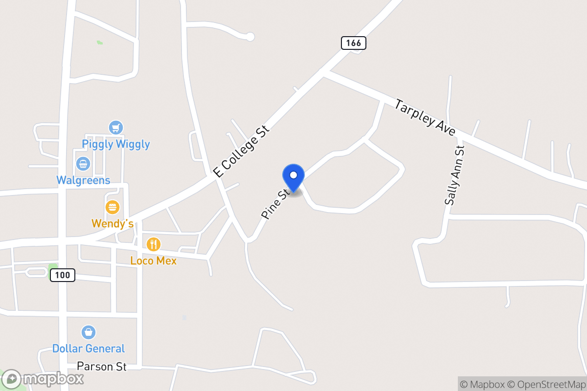 Map of Pine St
