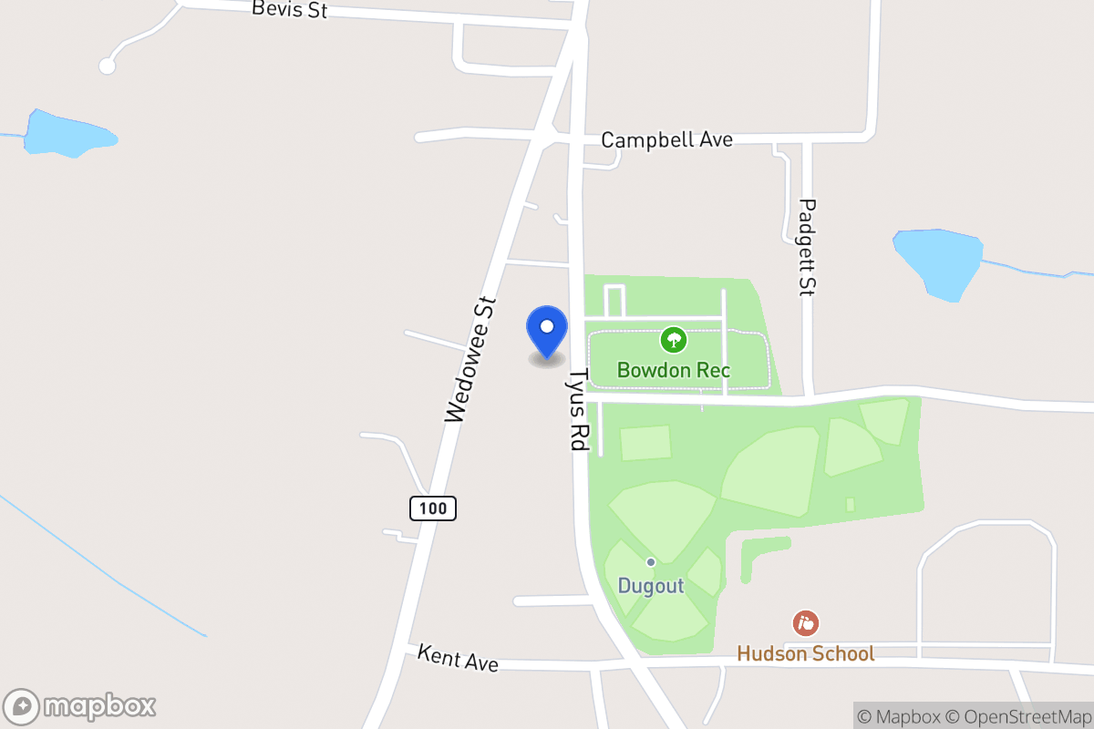 Map of 630 Tyus Rd