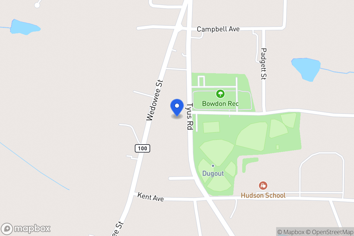 Map of 640 Tyus Rd