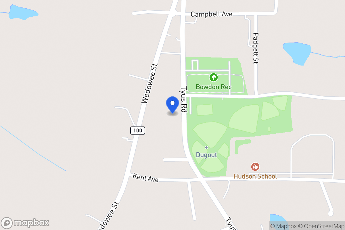 Map of 648 Tyus Rd