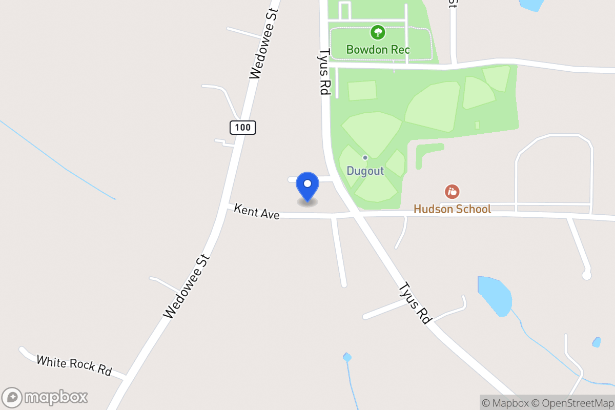 Map of Kent Ave