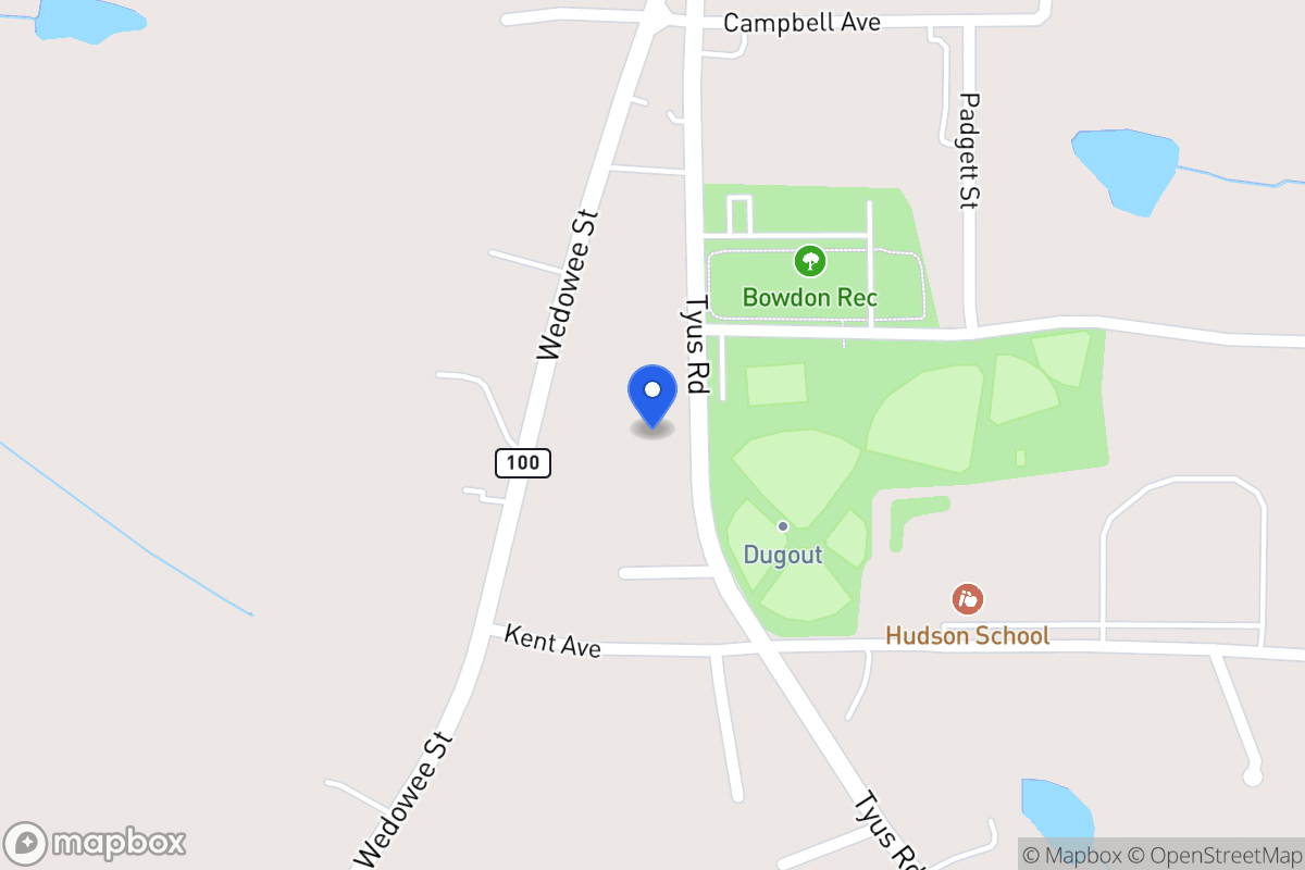 Map of 652 Tyus Rd
