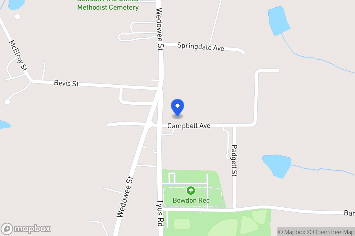 Map of 107 Campbell Ave