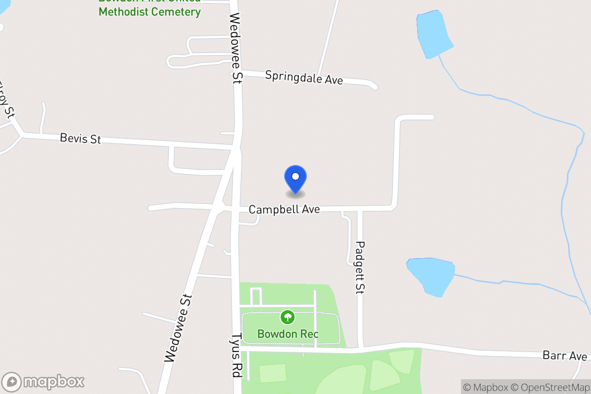 Map of 115 Campbell Ave