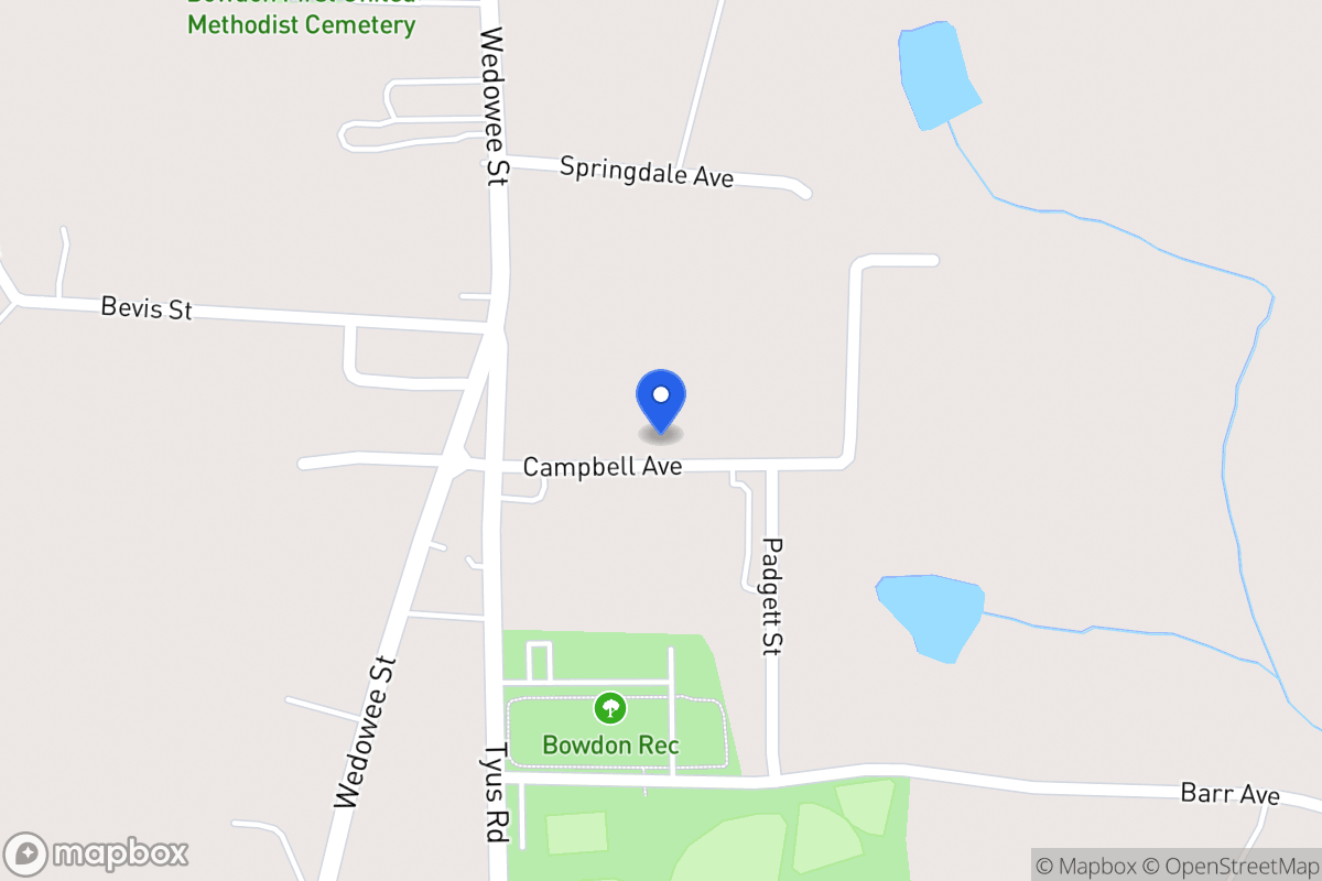 Map of 119 Campbell Ave