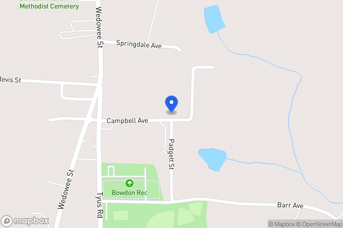 Map of 203 Campbell Ave