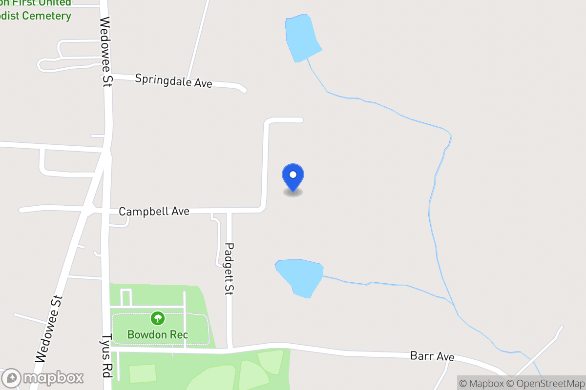 Map of 502 Campbell Ave