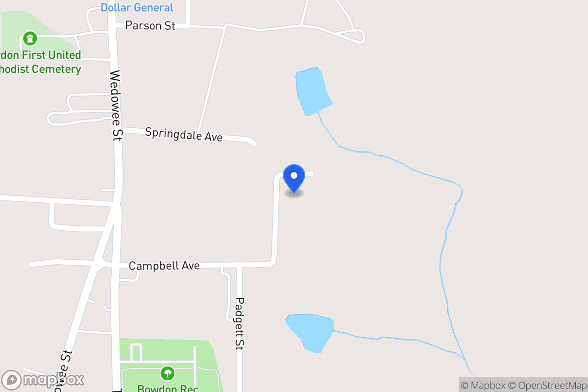 Map of 302 Magnolia Ave