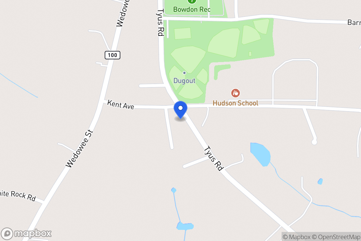 Map of 696 Tyus Rd