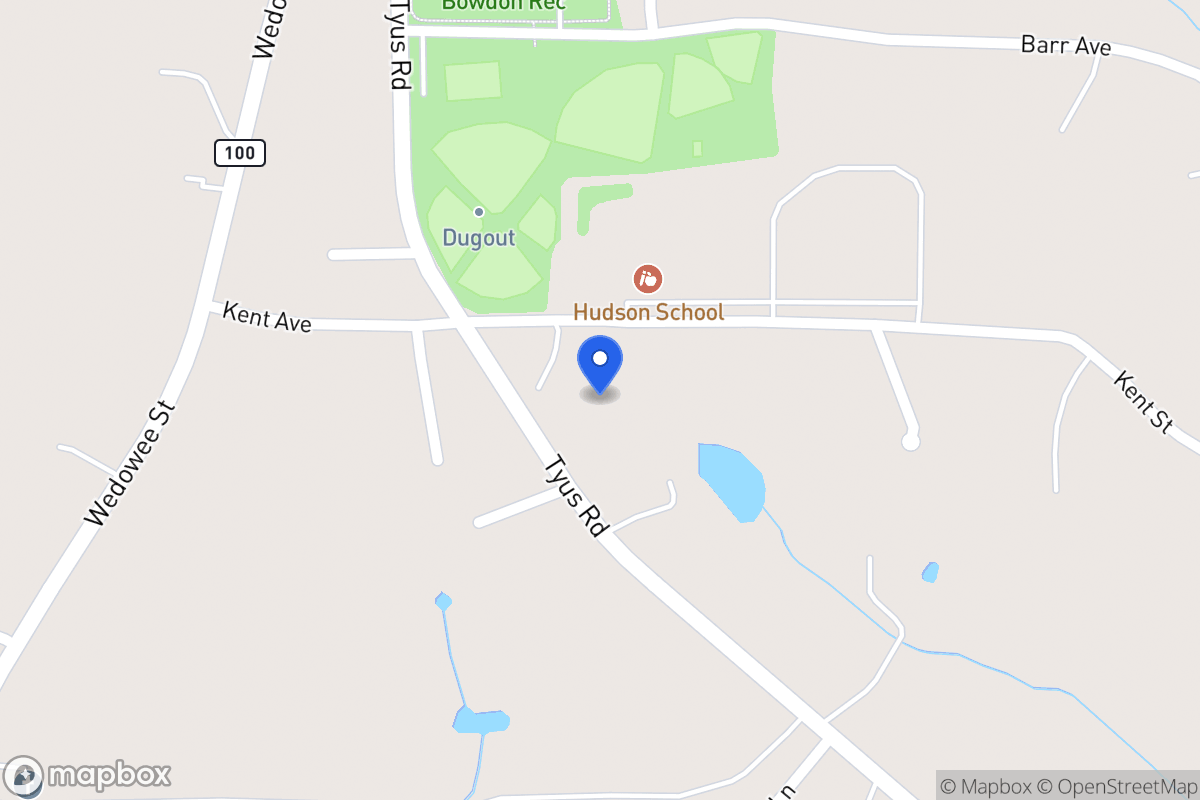 Map of 723 Tyus Rd