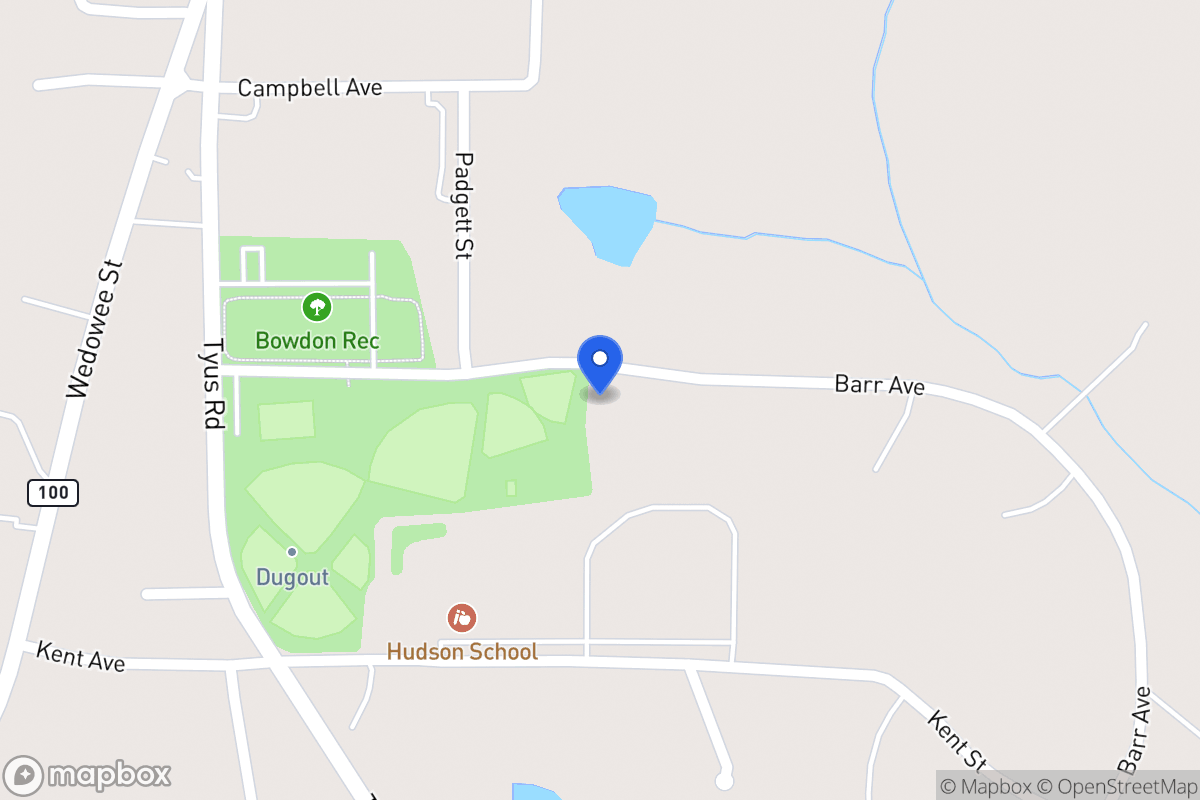 Map of 168 Barr Industrial Ave