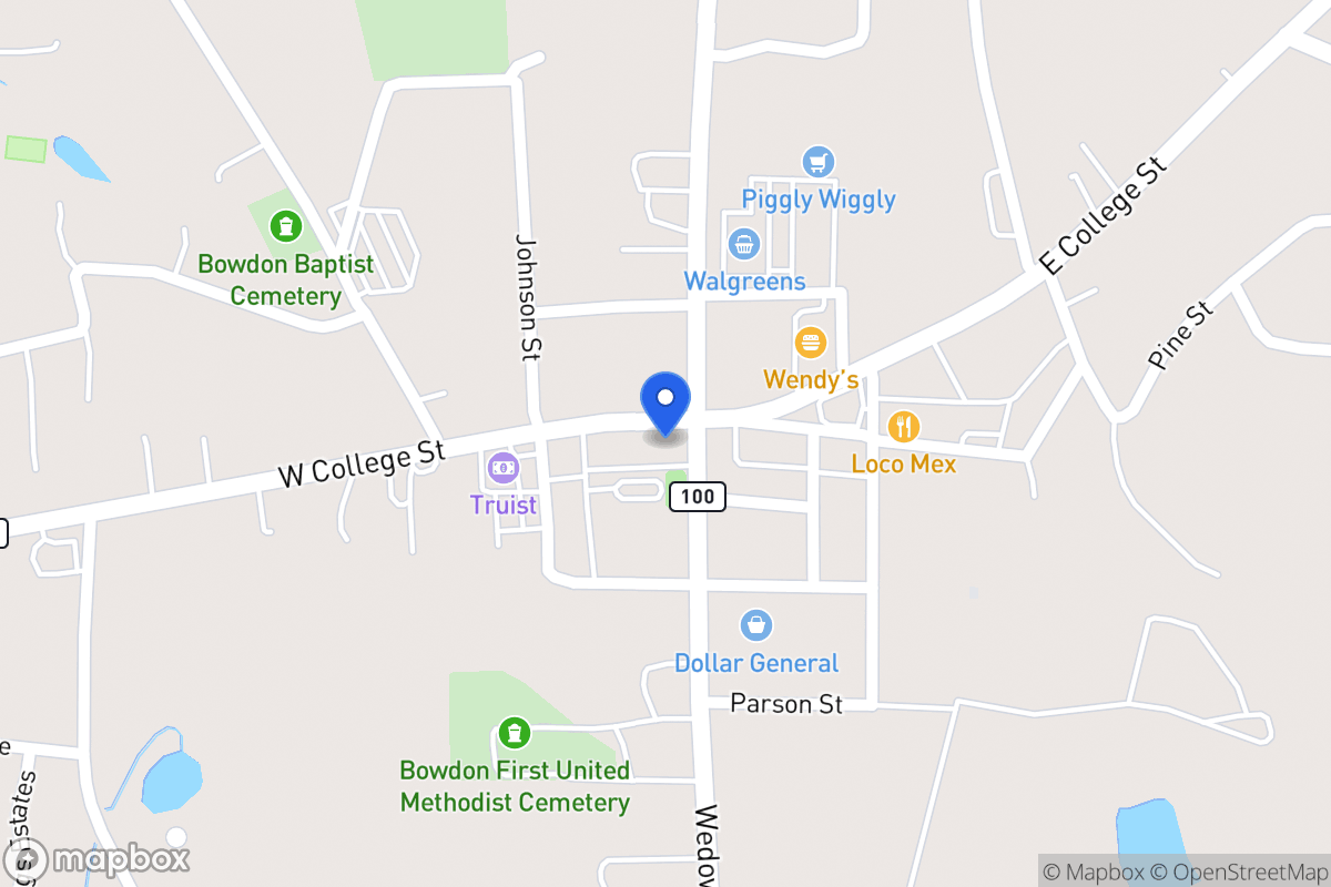 Map of 105 W College St